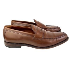 Allen Edmonds Brown Leather Newman Penny Loafer Size 10 D
